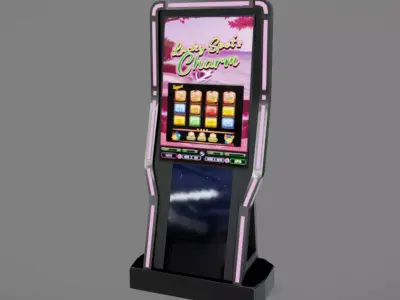 Slot Machine 06 Low-poly 3D model
