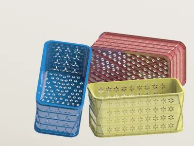 plastic box Free 3D model