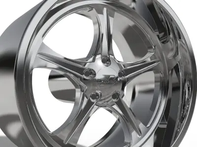 BILLET SPECIALATIES SLG20 - HOLLOWPOINT WHEEL  3D print model