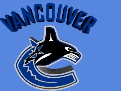 Vancouver Canucks Team Logo 3D model