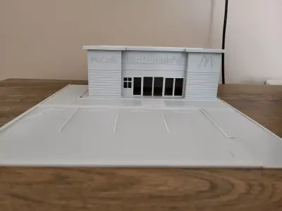 McDonalds diorama 1 64  3D print model