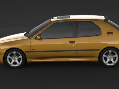 Peugeot 306 GTI 3D model