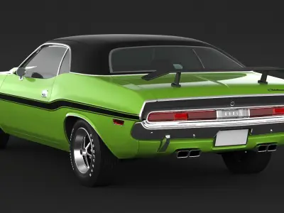 1970 Dodge Challenger RT 3D model