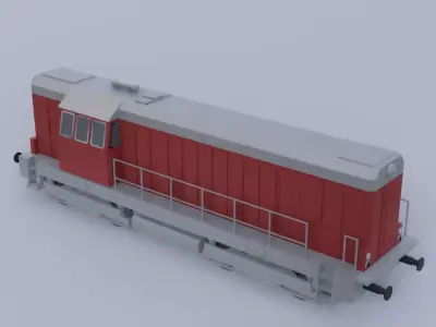 Czech Diesel locomotive 3D model
