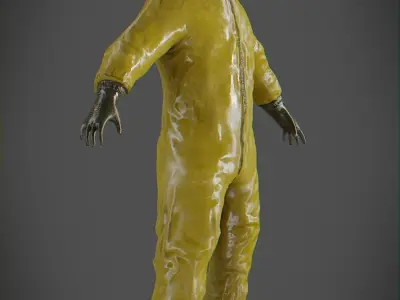 Biosuit Engineer  Low-poly 3D model