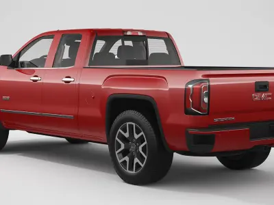 2017 GMC Sierra 1500 Double Cab All Terrain 3D model