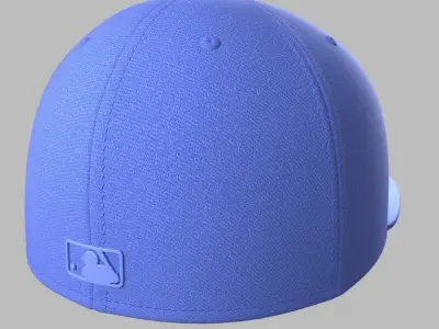 Chicago Cubs Baseball Cap 3D model