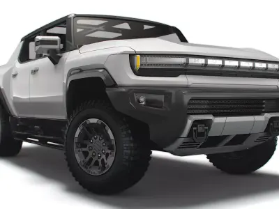 GMC Hummer EV Pickup 2022 3D model