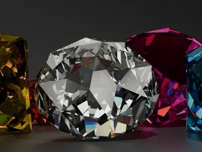 Diamond 3D model order