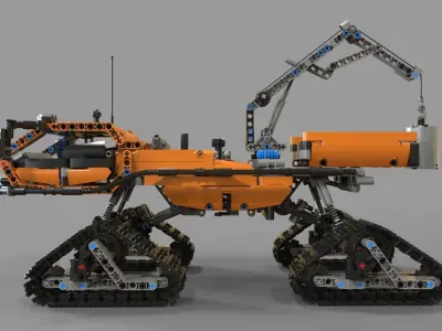 Lego Arctic truck 3D model