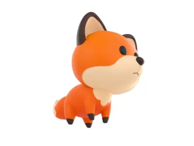 Character029 Fox 3D model