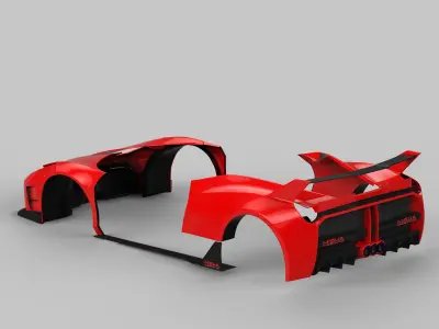 Ferrari 458 Italia F142 Misha Design Bodykit 3D model