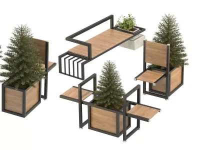 Urban Furniture 03 3D model