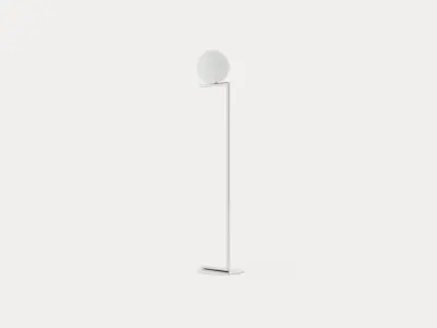 IC Lights F1 Floor Lamp - Chrome Low-poly 3D model
