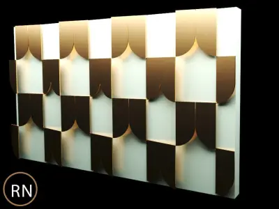 Wall Panel  3D model Free 3D model