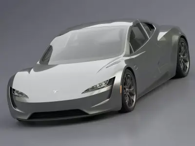 Tesla Roadster 2020 3D model