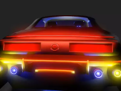 Car antique 3D model