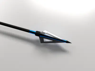 Broadhead Arrow 3D model