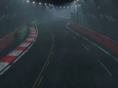 Car Race Track 3D model