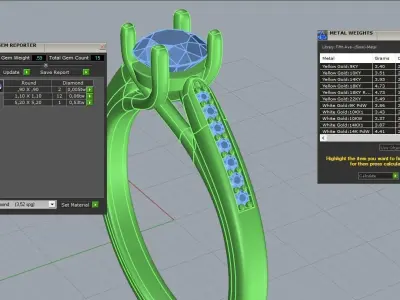 ring code  467 3D print model