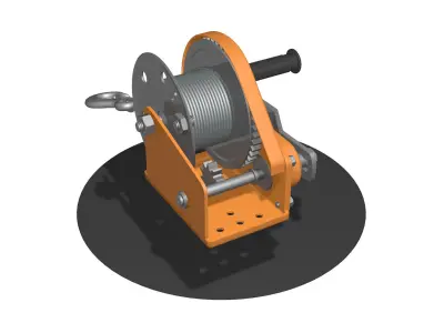 WINCH CAR for SUVs and ATV R3 3D model