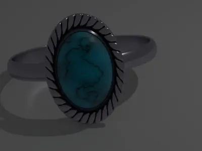 3D Ring  Low-poly 3D model purchase