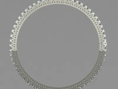  Diamond Bangle 3D Print Model 3D print model