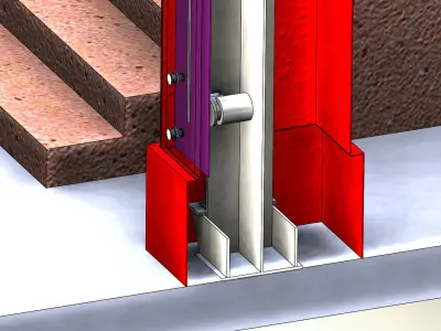 Arch illuminated 3D model