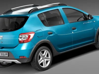 Dacia Sandero 2013 Stepway 3D model