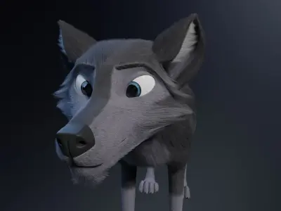 Niju Wolf 3D model