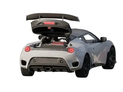 Lotus Evora with interior  3D model