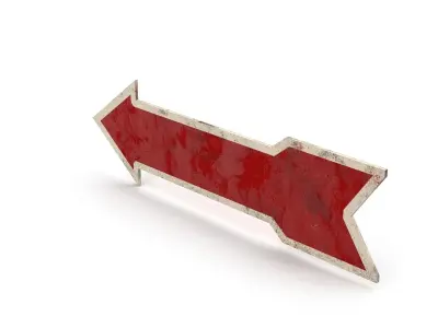 Vintage neon sign 3D model