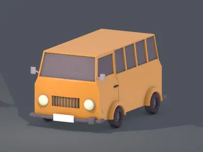 Low Poly Car Pack Free low-poly 3D model buy