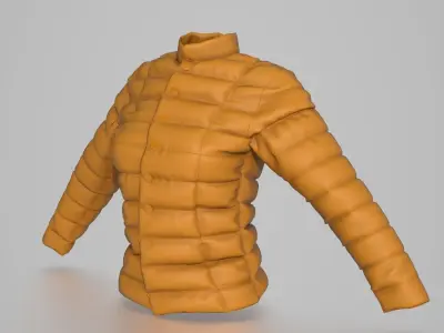 WINTER JACKET WOMAN 3D model