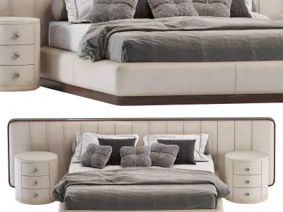 Bed Flou Letto Ermes 3D model