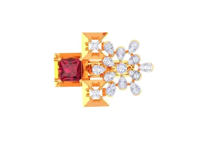 Diamond Ring 3D print model shop
