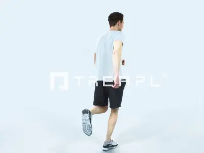 Virtue 02D Running Jogging Football Sports Man Low-poly 3D model purchase