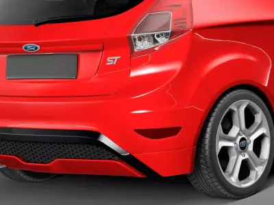 Fiesta 2013 ST 3D model