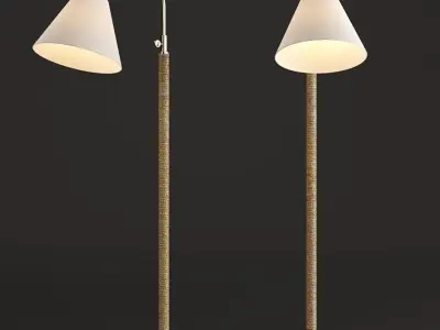 Curves No1 Floor Lamp by Hudson Valley 3D model