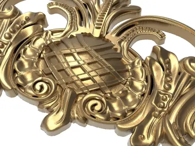  decorative pattern ready for 3D printing 3D model