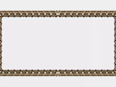 Carved decor for cnc 57 3D model