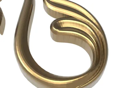  decorative pattern ready for 3D printing 3D model