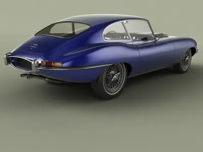 Jaguar E-Type Coupe 2plus2 3D model