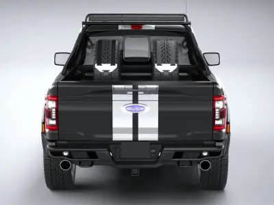 F150 Raptor R 2023 short 3D model