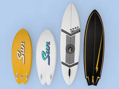 Surfboards Design  3D model