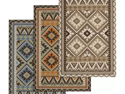 Rug Set 2163 3D model