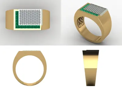 Ring ak 1 3D print model