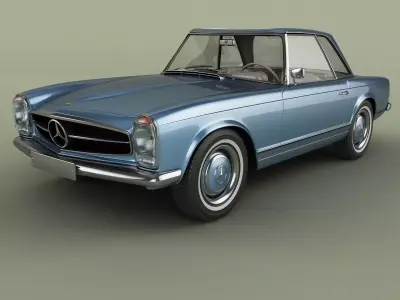 Mercedes 230SL Pagoda 3D model