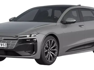 Audi A6 Avant e-tron 2025 3D model