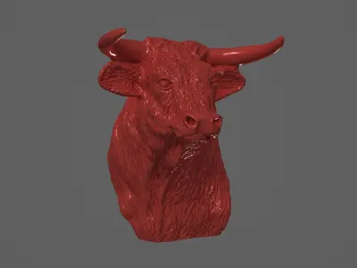 El Toro - The Bull Statue 3D model
